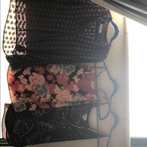 7 shirts from Loft - used, all size large